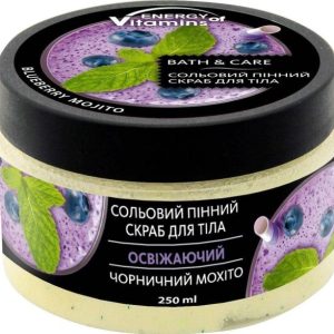 Energy Of Vitamins Energy Of Vitamins Refreshing Blueberry Mojito Salt Body Scrub 250 Ml