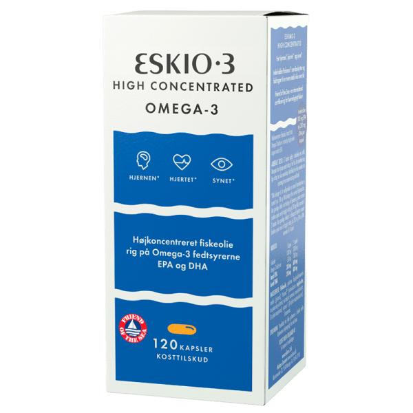 Eskio-3 High Concentrate Omega-3 (120 kap)