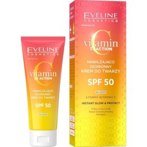 Eveline Eveline Vitamin C 3Xaction Moisturising And Protective Face Creme Spf50 For Day 30Ml