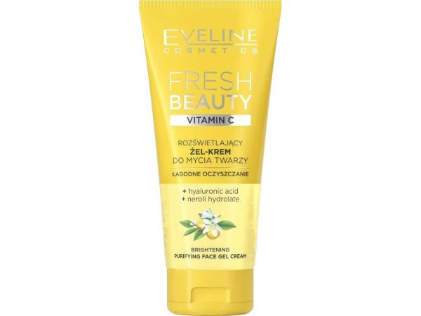 Eveline_Fresh Beauty Illuminating Gel-Creme Face Wash Med C-Vitamin 150 Ml