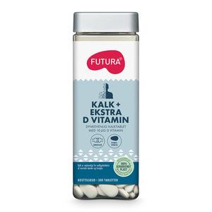 FUTURA Kalk + Ekstra D Vitamin - 300 tabl.