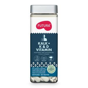 FUTURA Kalk + K & D vitamin - 300 tabl.