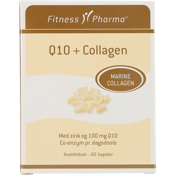 Fitness Pharma Q10 + Collagen (60 stk)