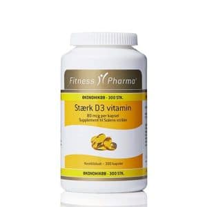 Fitness Pharma Stærk D3 vitamin (300 kap)