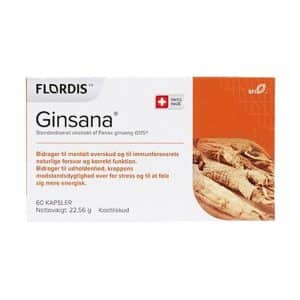 Flordis Ginsana standardiseret ekstrakt af Panax ginseng G115