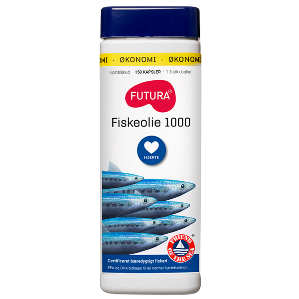 Futura Fiskeolie 1000mg (150 kap)