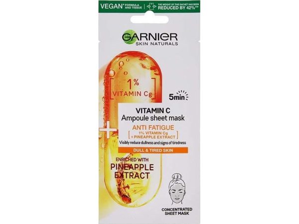 Garnier Garnier Skin Naturals Vitamin C Ampoule Ansigtsmaske 1 Stk