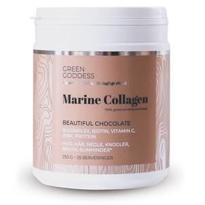 Green Goddess Collagen Chocolate inkl. B-complex, C-vitamin og zink - 250 g