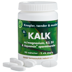 Grønne Vitaminer Kalk m/ Magnesium, K2 & D3 (90 tabl)