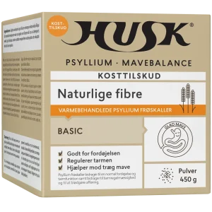 HUSK Psyllium Mavebalance Pulver 450 gr.