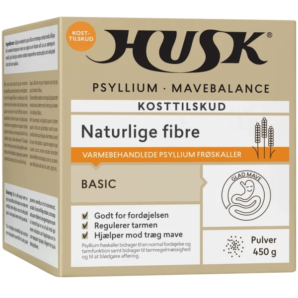 HUSK Psyllium Mavebalance Pulver 450 gr.