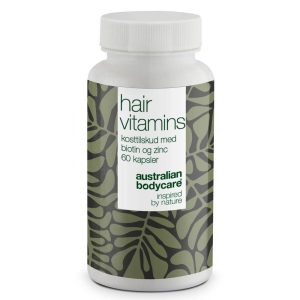 Hårvitaminer med Biotin - Vitaminer med højt indhold af biotin, som bidrager til at vedligeholde et normalt hår. - 6 stk. - 599,95,-