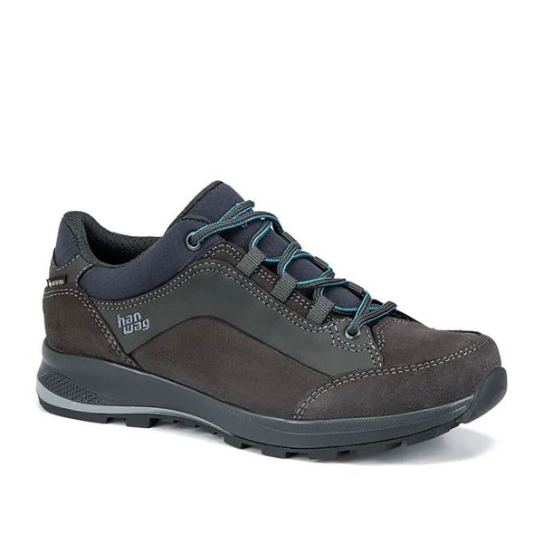 Hanwag Womens Banks Low Lady GTX (Grå (ASPHALT/OCEAN) 37)