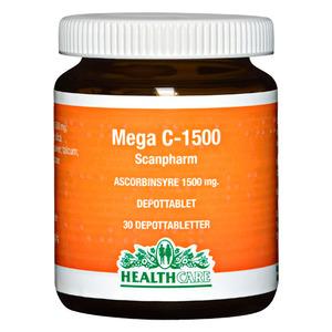 Health Care Mega C 1500 mg - 30 depottabl.