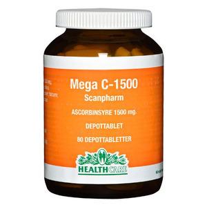 Health Care Mega C 1500 mg - 80 depottabl.