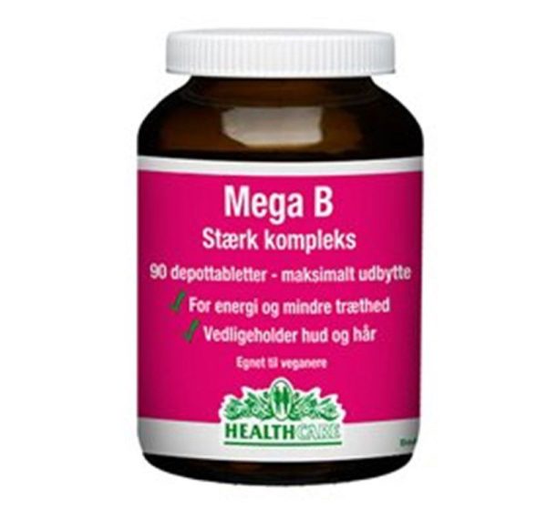 HealthCare Mega B stærk kompleks (90 tab)