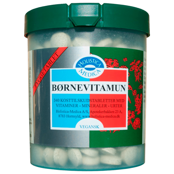 Holistica Medica Børnevitamun tyggetablet (340 tab)