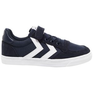 Hummel Sko - HMLSlimmer Stadil Low Jr - Dress Blue