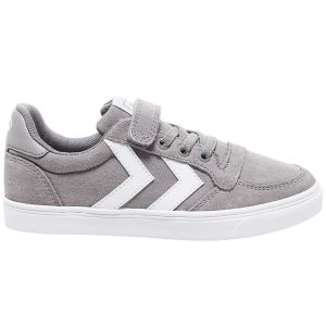 Hummel Sko - HMLSlimmer Stadil Low Jr - Frost Grey