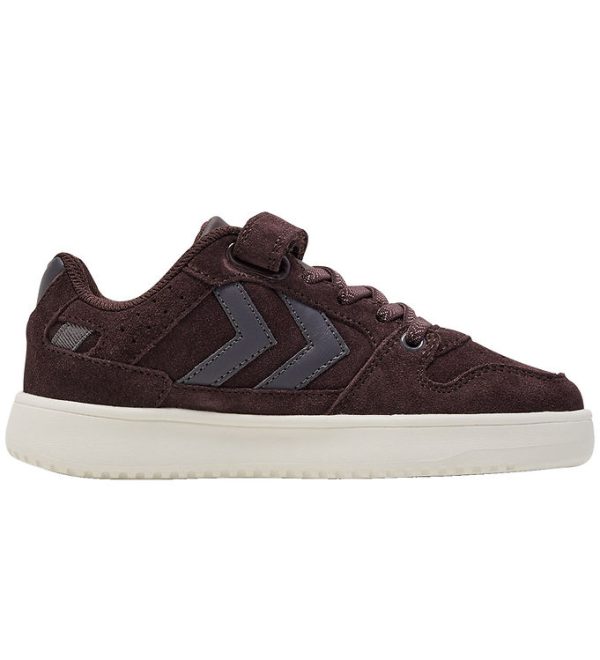 Hummel Sko - ST. Power Play Suede JR - Fudge