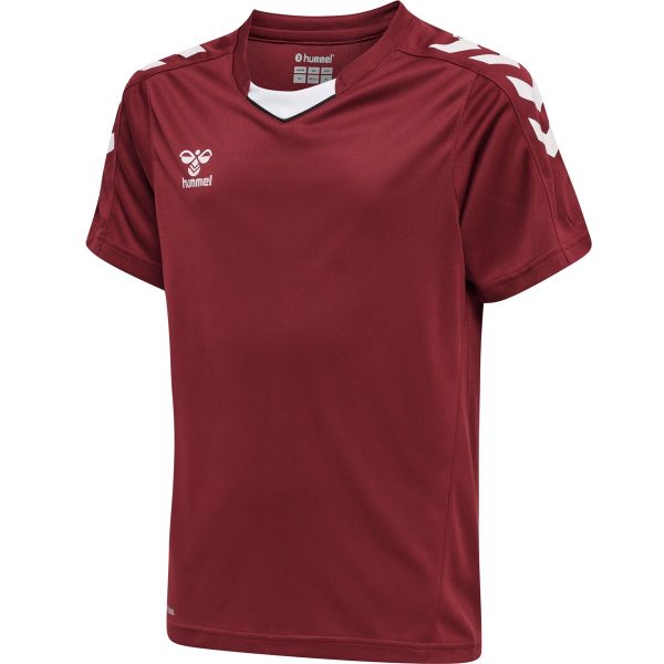 Hummel hmlCORE XK CORE Poly Trænings T-Shirt Børn, maroon