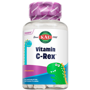 Kal DinoSaurs vitamin C-Rex Appelsinsmag (100 tyggetab)