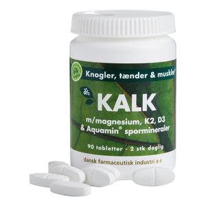 Kalk m/magnesium, K2 og D3 - 90 tabl.