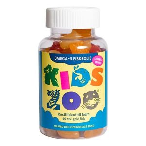 Kids Zoo Omega 3 Børnevitamin - Gelé Fisk (60 stk)