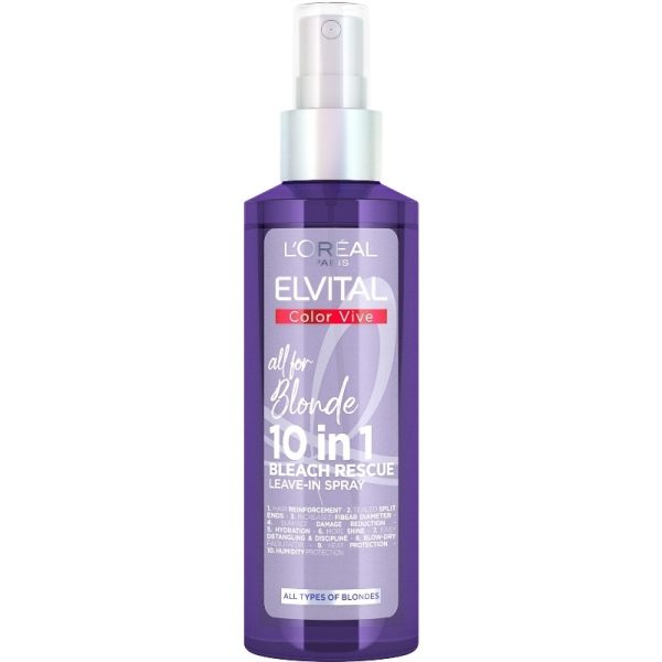 L'Oreal Paris Elvital Color Vive 10-in-1 Bleach Damage Spray 150 ml