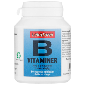 Lekaform B-Vitaminer (80 tabl)