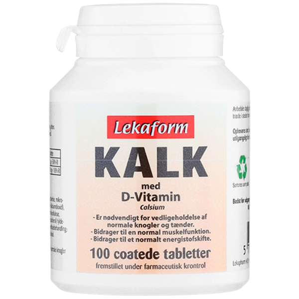 Lekaform Kalk Med Vitamin D (100 tabl)