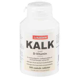 Lekaform Kalk med D-vitamin (300 tabletter)