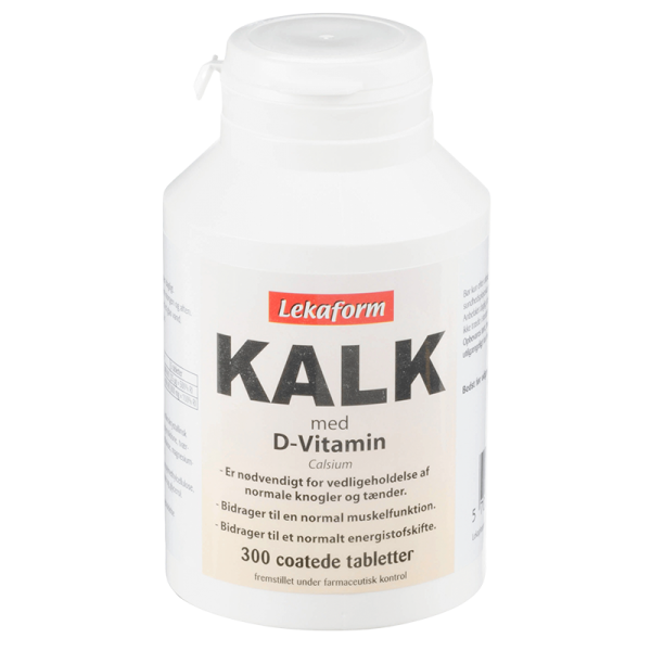 Lekaform Kalk med D-vitamin (300 tabletter)