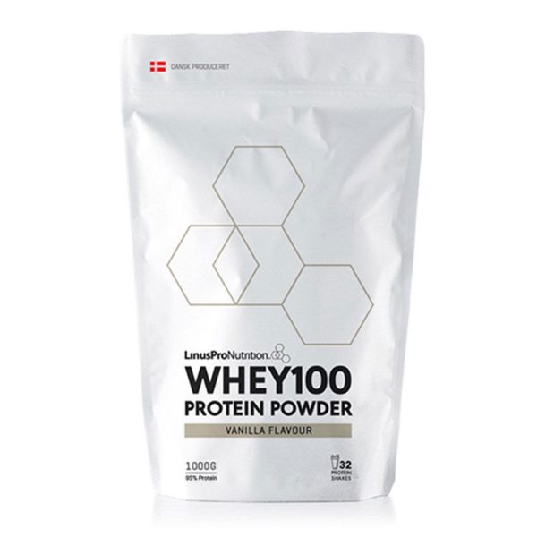 LinusPro Nutrition Whey100 - Vanilje (1 kg)