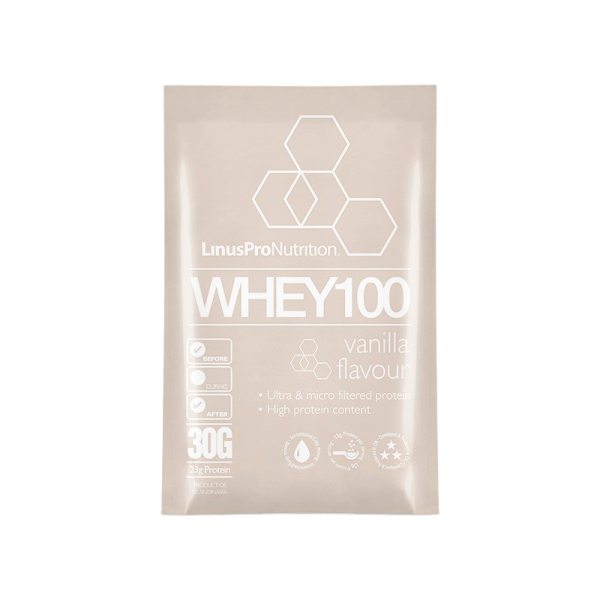 LinusPro Whey100 Brev - Vanilje (30g)