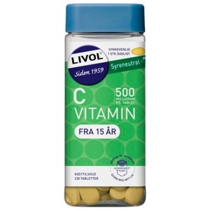 Livol C-vitamin 500 mg Syreneutral (230 tabs)