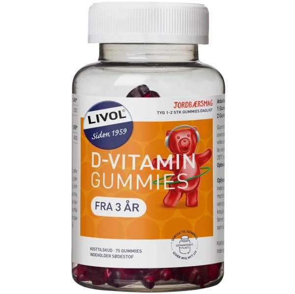 Livol Gummies D-vitamin 75 Pieces