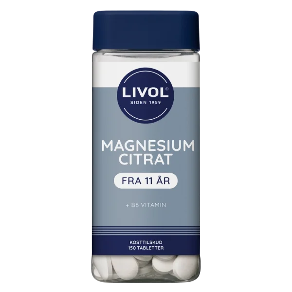 Livol MagnesiumCitrat + B6 Vitamin 150 Pieces