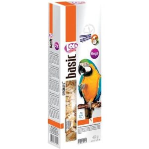 Lolo Pets 2x seed bars MEGA parrot nut + coconut.