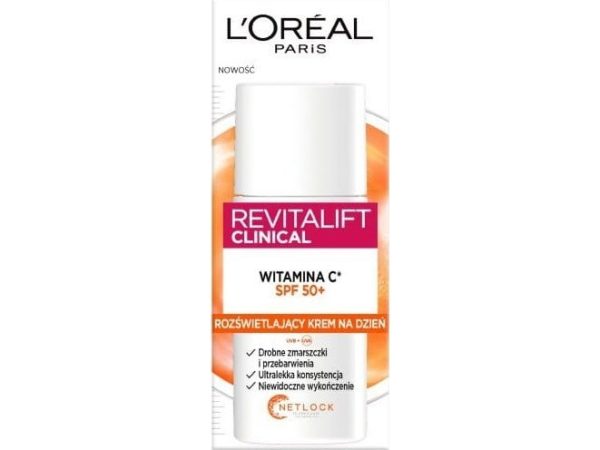 L'oreal Paris Loreal Paris Revitalift Clinical Illuminating Day Creme Med C-Vitamin Og Spf50+ 50 Ml