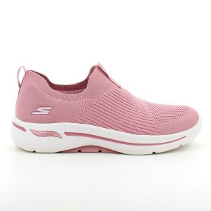 Lys pink slip in sko fra Skechers med Arch Fit og ekstra svangstøtte - 37