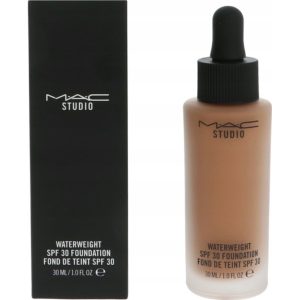 Mac Mac, Studio Waterweight, Vitamin E, Long Lasting, Liquid Foundation, Nc45, Spf 30, 30 Ml For Women