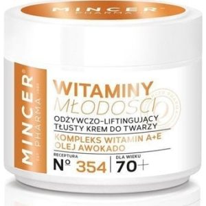 Mincer Pharma Face Cream Vitamins Of Youth 70+ Nourishing And Lifting 50Ml