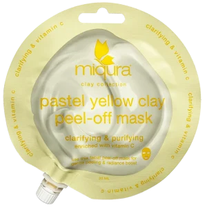 Miqura Yellow Clay Peel-Off Mask 20 ml