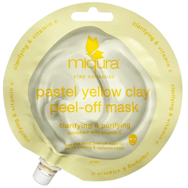 Miqura Yellow Clay Peel-Off Mask 20 ml