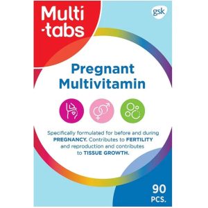 Multi - tabs Pregnant, til før og under graviditet, 90 tabletter - Multi - tabs - Vitamins - Buump