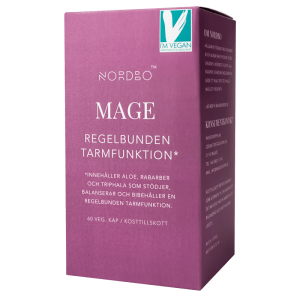 NORDBO Mage Vegansk (60 kap)