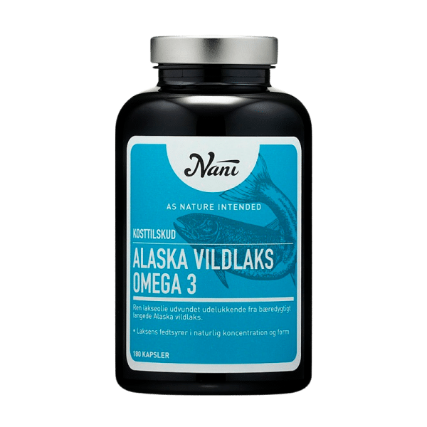 Nani Food State Omega 3 Alaska Vildlaks (180 kapsler)