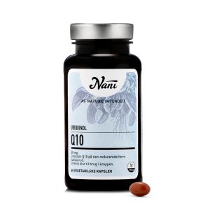 Nani Q10 Ubiquinol i vegetabilske kapsler