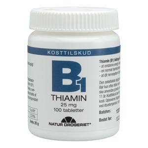 Natur-Drogeriet B1 Thiamin 25 mg - 100 tabl.